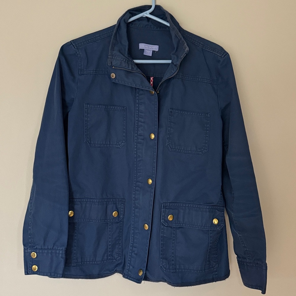 Laura Ashley ladies medium casual jacket, navy